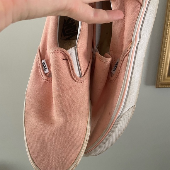 Vans Women's Pink Slip-On Shoes - Picture 4 of 4